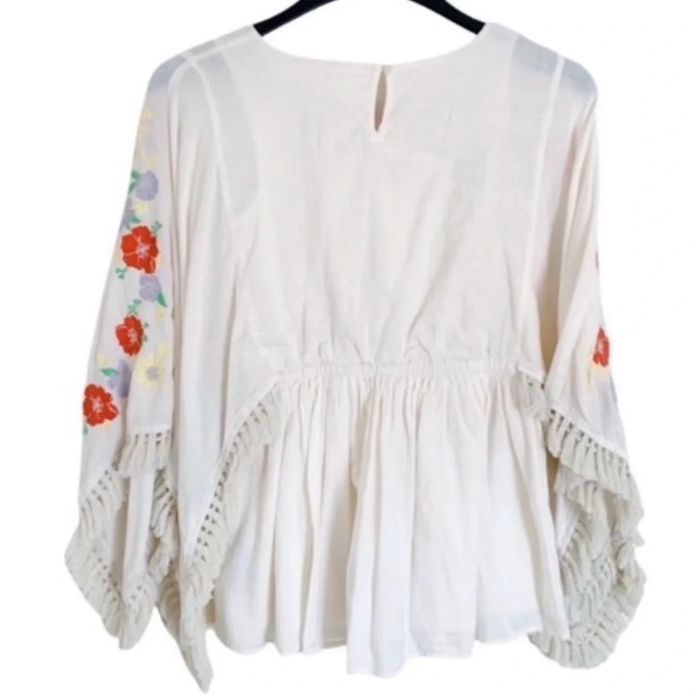 Cat & Jack Dolman Sleeve Embroidered Tunic Top